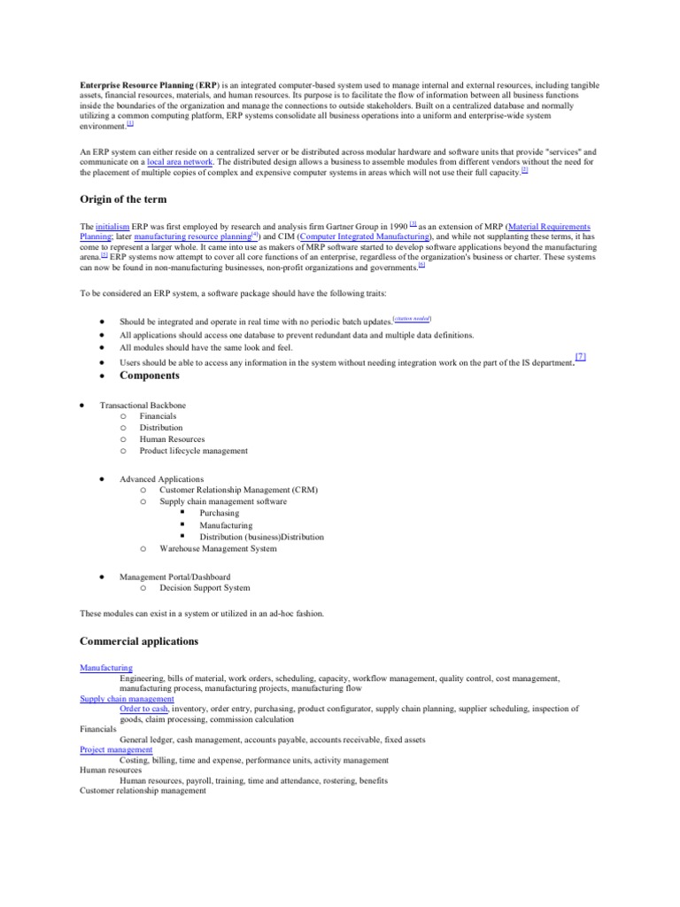 Data Analysis and Processing Techniques | PDF | Enterprise Resource ...