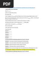 Grade 6 Listening Exercises | PDF