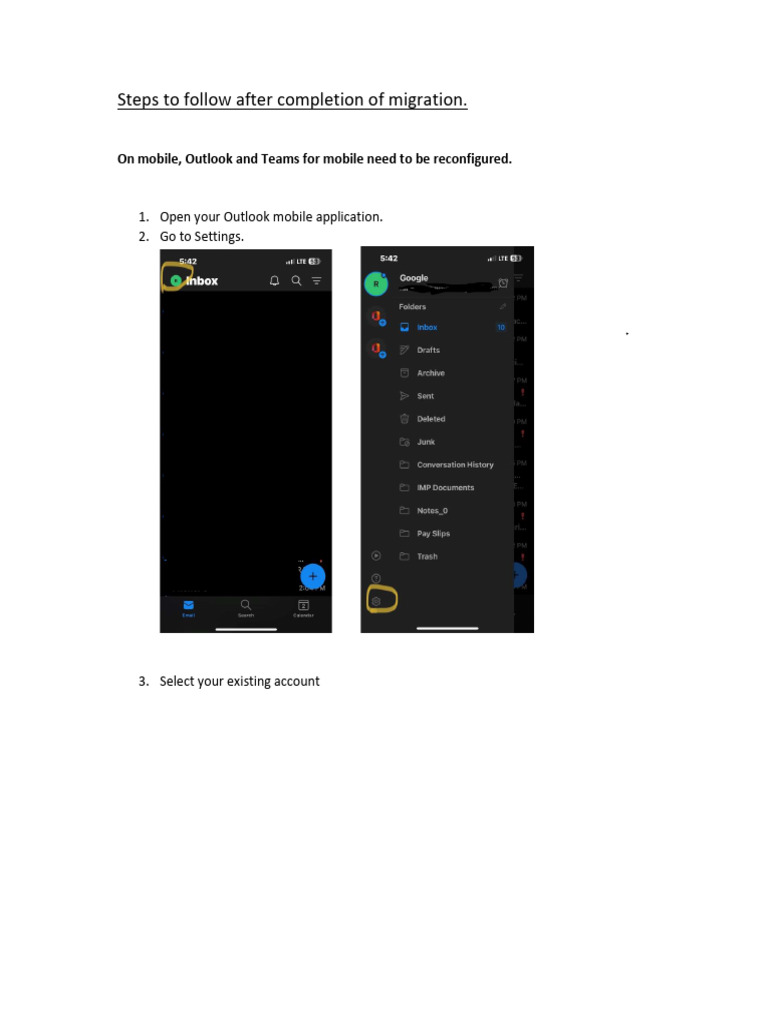 Outlook For Mobile Users | PDF
