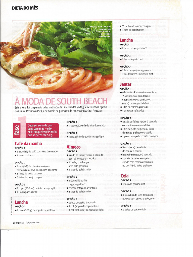 Dieta de South Beach | PDF