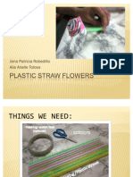 Plastic Straw Flowers