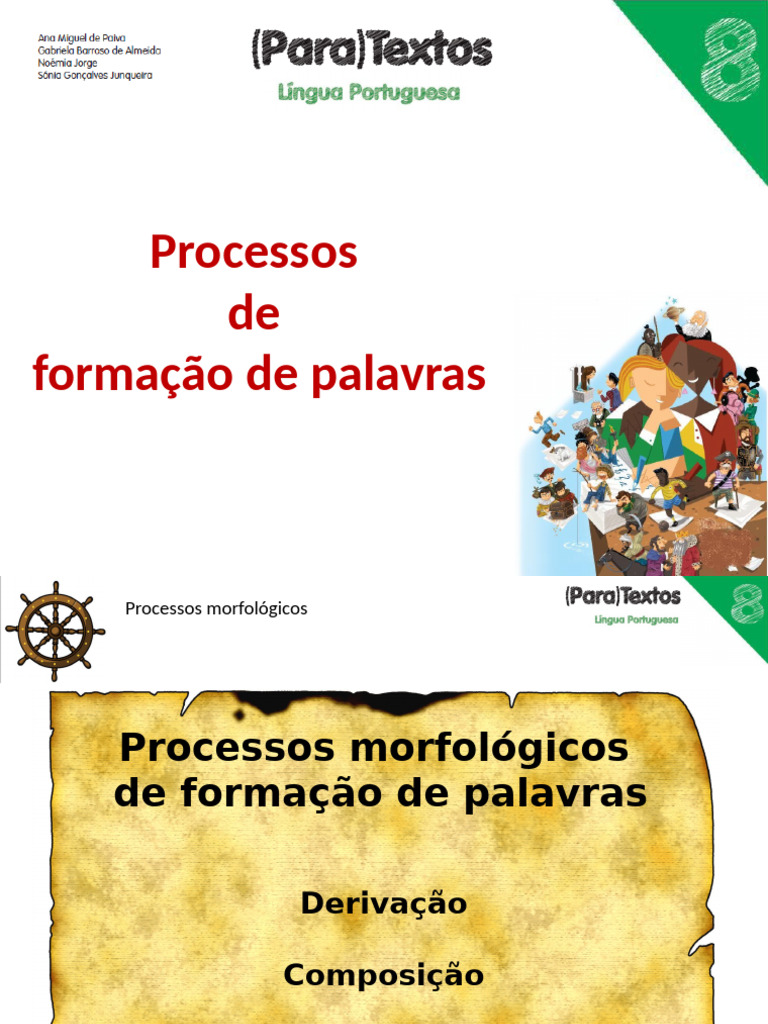 Formação de Palavras: Processos Morfológicos | PDF | Palavra | Linguística