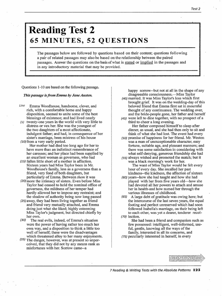 Absolute Patterns - Test2 - S1 | PDF