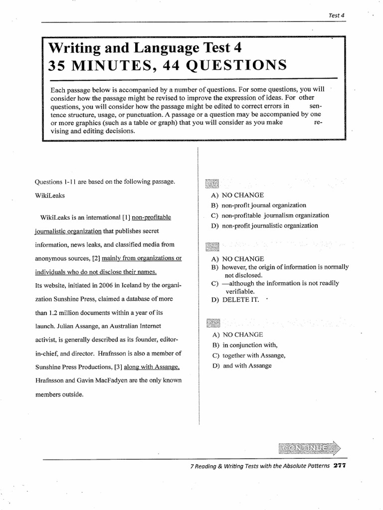 Absolute Patterns - Test4 - S2 | PDF