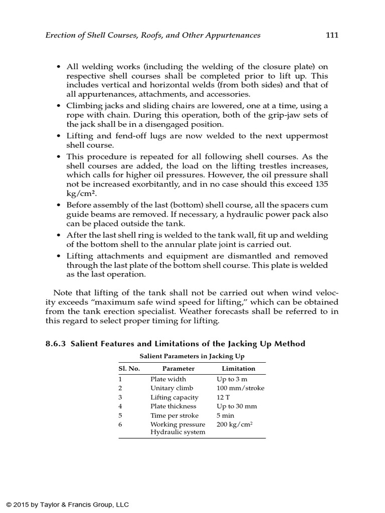Tank Shell Course Erection Guide | PDF | Welding | Construction