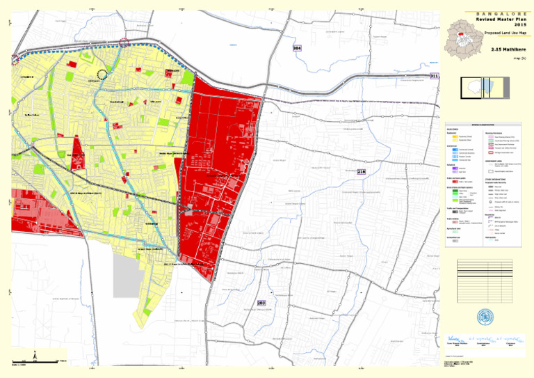 2.15 Map (B) - Mathikere | PDF