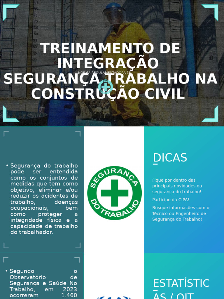 Segurança no Trabalho na Construção Civil | PDF | Segurança e saúde ...