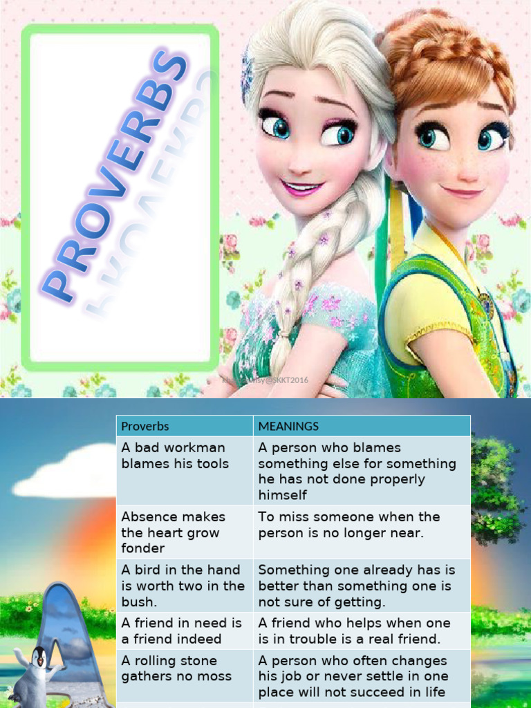 Meanings of Common Proverbs | PDF | Proverb