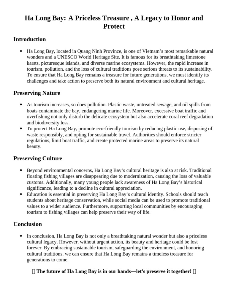 Preserving Our Heritage | PDF | Human Impact On The Environment | Ecology