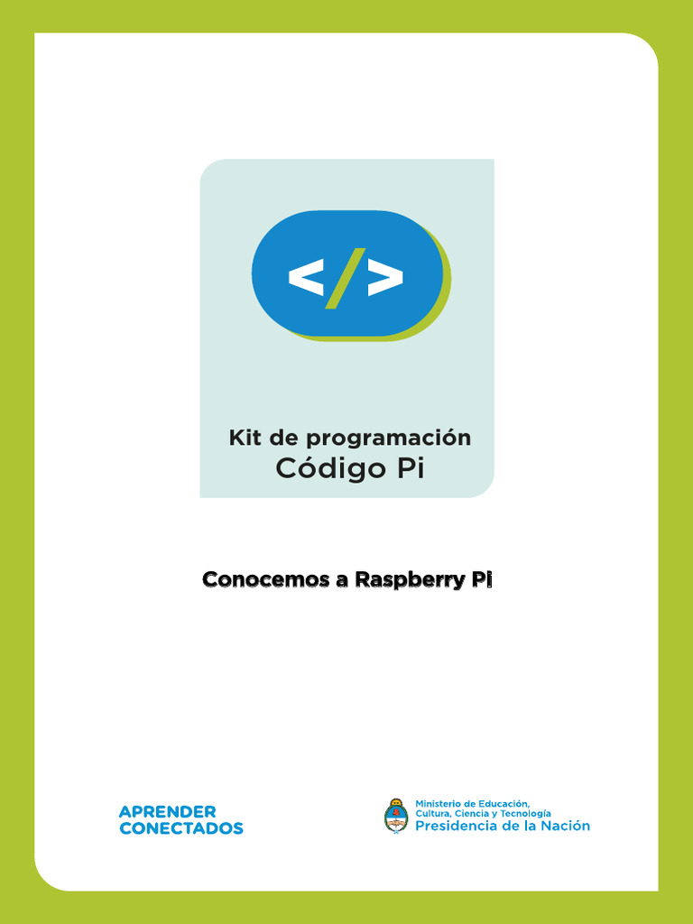 Codigo Pi - Kit Experimentación 1 - Conocemos A Raspberry Pi | PDF ...