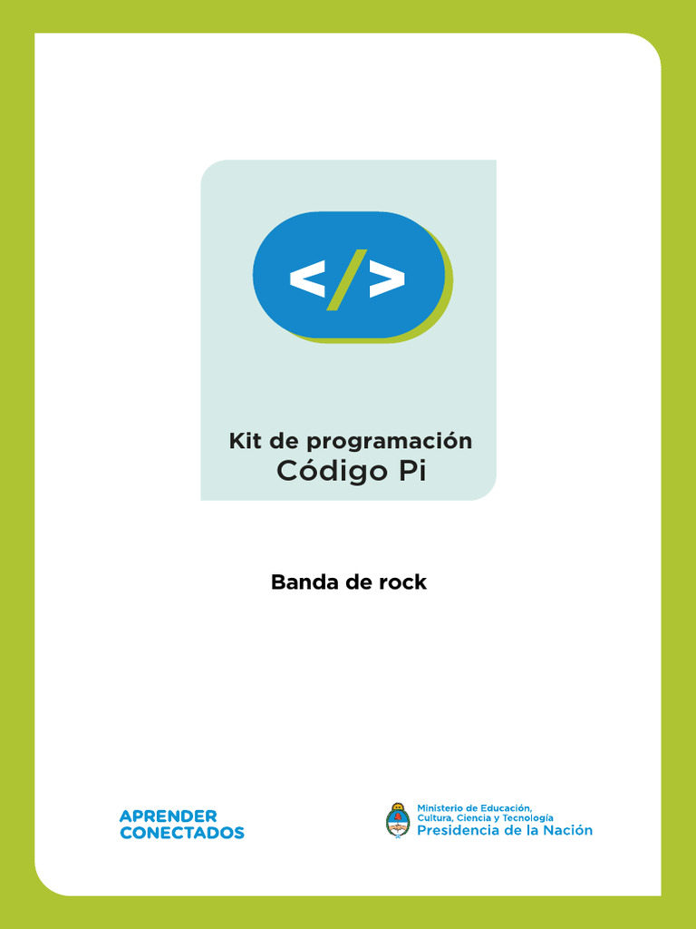 Codigo Pi - Kit Experimentación 16 - Banda de Rock | PDF | Scratch ...