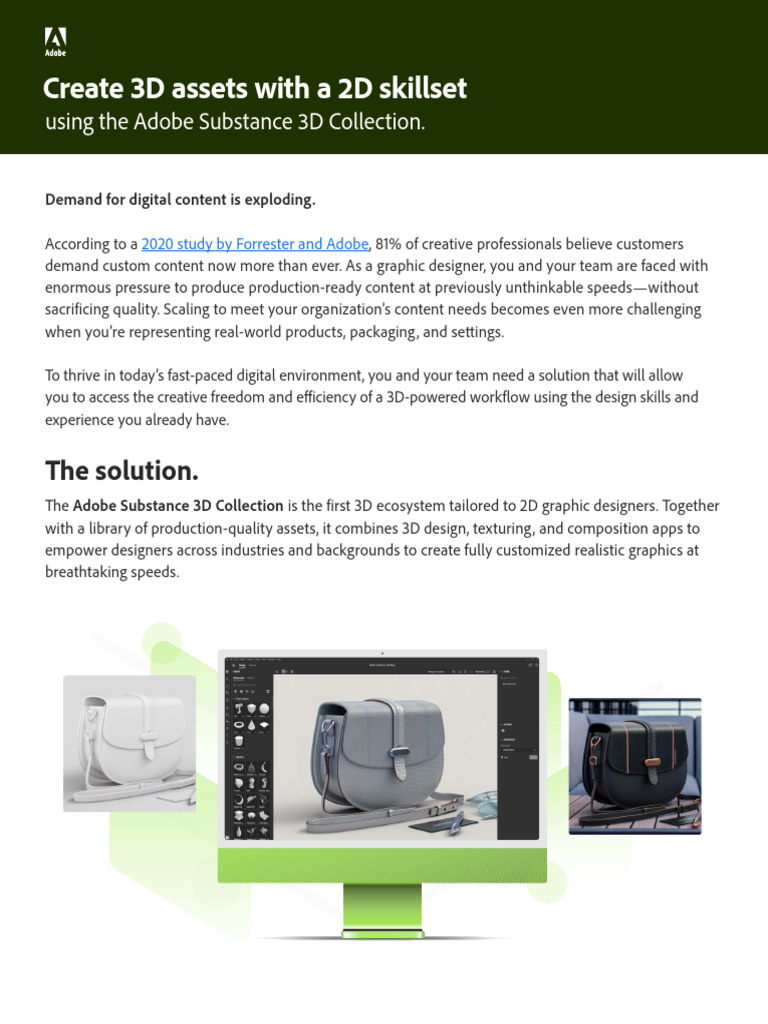 Create 3D Assets With A 2D Skillset: The Solution | PDF | 3 D Computer ...