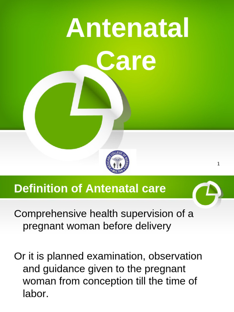 Essential Guide to Antenatal Care | PDF | Pregnancy | Childbirth