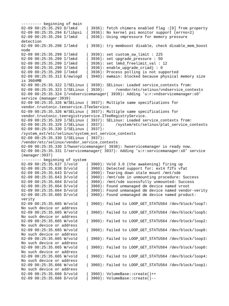 System Log Analysis for Memory Management | PDF | System Software ...
