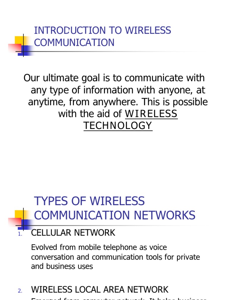 Evolution of Wireless Networks: 1G to 5G | PDF | Technology & Engineering