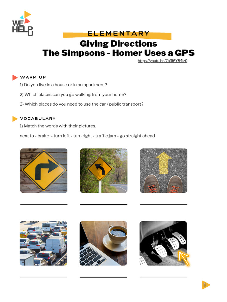 Giving Directions and GPS Instructions | PDF