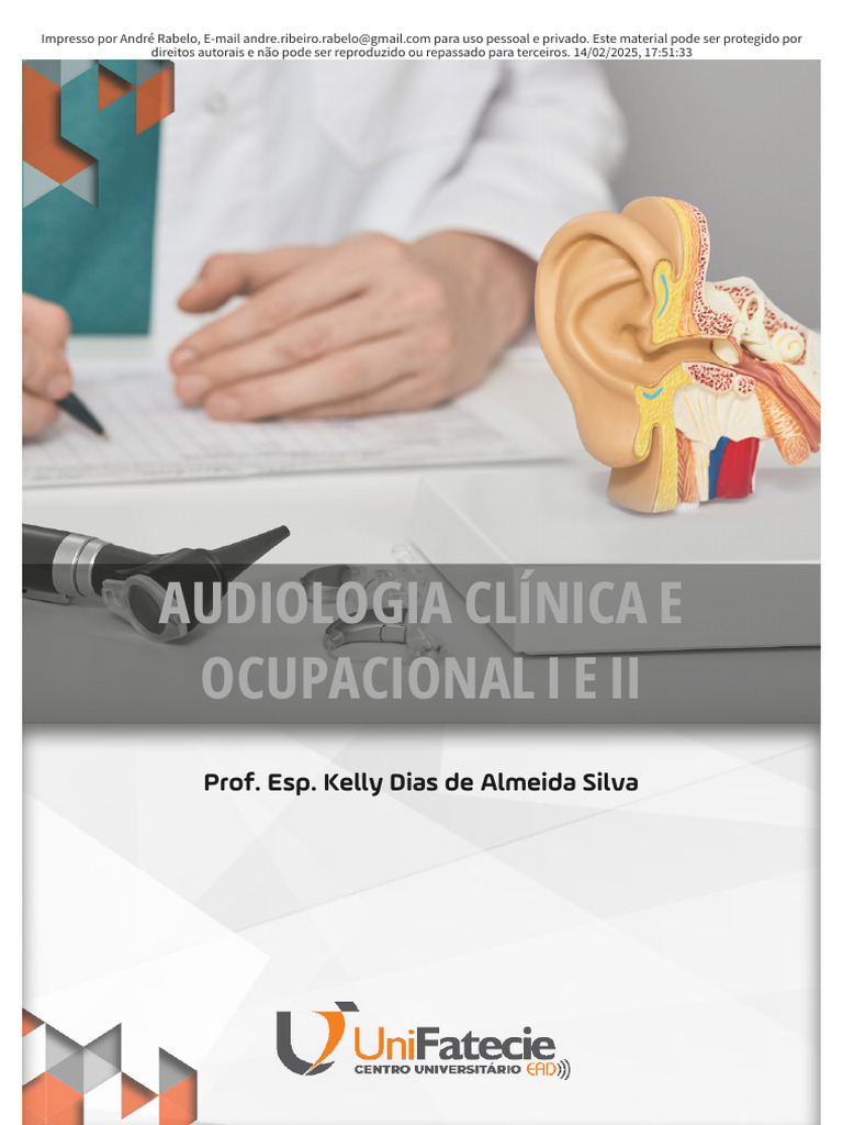 Fundamentos da Audiologia Clínica e Ocupacional | PDF | Orelha | Audiologia