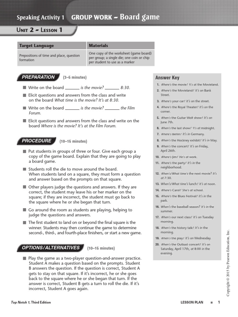 Question and Answer Board Game Guide | PDF