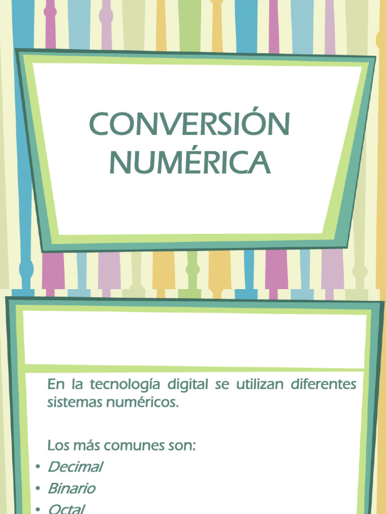 Conversion Numerica Informatica 1 4 | PDF