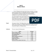 Unit II Measuring and Reporting Financial Position (Balance Sheet)