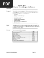 Download Unit VI-Part 1 Gen Journal Gen Ledger Trial Balance by bum_24 SN8284408 doc pdf