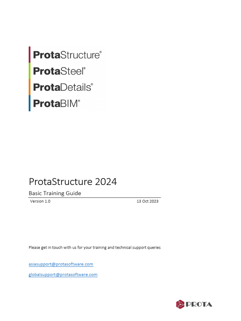 Protastructure 2024 Basic Training Guide Pdf Cartesian Coordinate