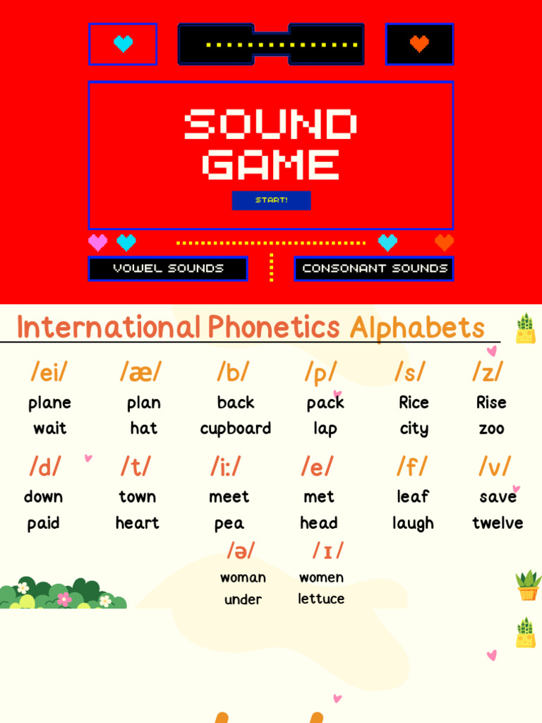 Phonetics: Vowel & Consonant Sounds Guide | PDF