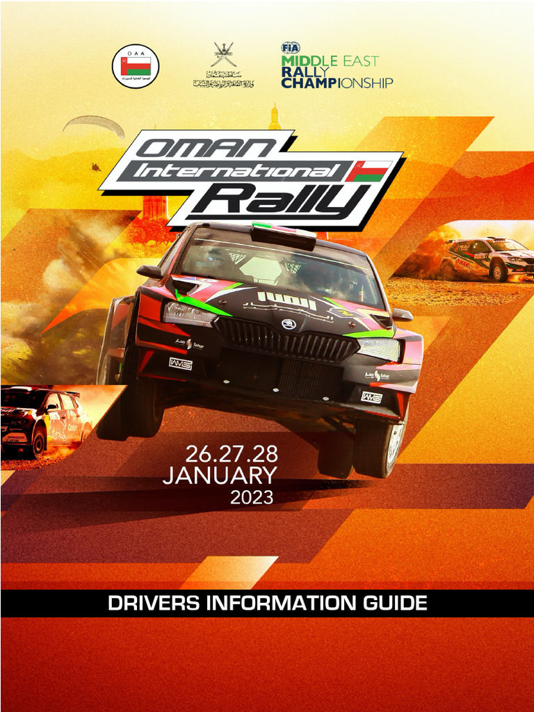 Oman International Rally Driver Guide | PDF | Oman | Travel Visa