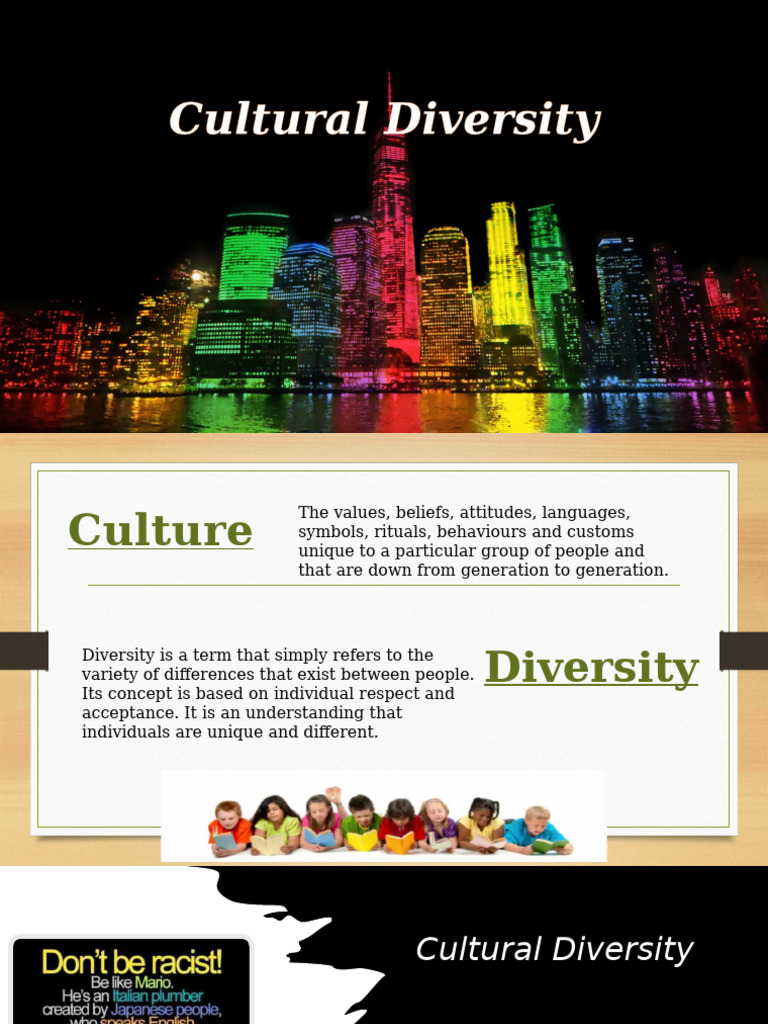 Cultural Diversity | PDF