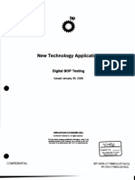 Hew Technology Application: Digital BOP Testing