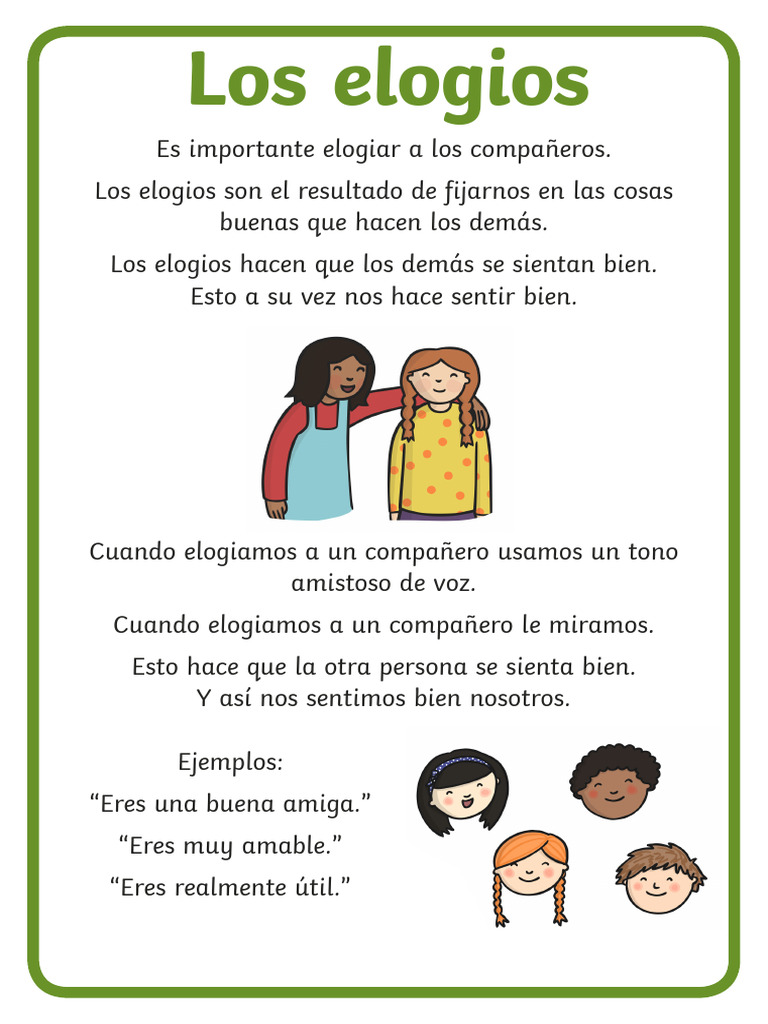 Importancia de Elogiar a Compañeros | PDF