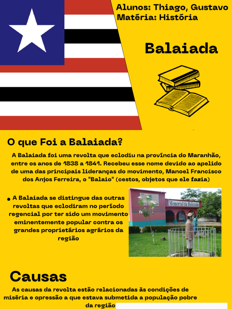 Líderes e Contexto da Balaiada | PDF