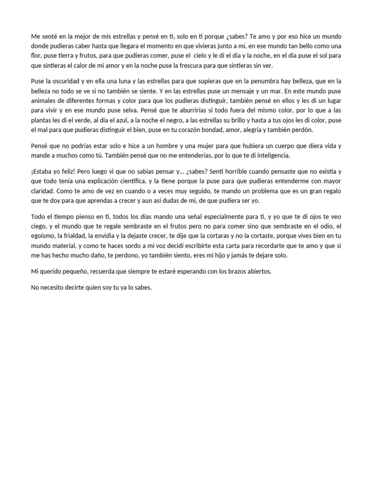 Reflexion - Creac. Mundo | PDF