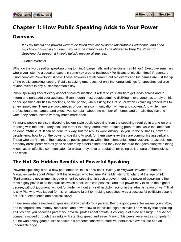 Mastering Public Speaking Skills | PDF | Public Speaking | Cognition