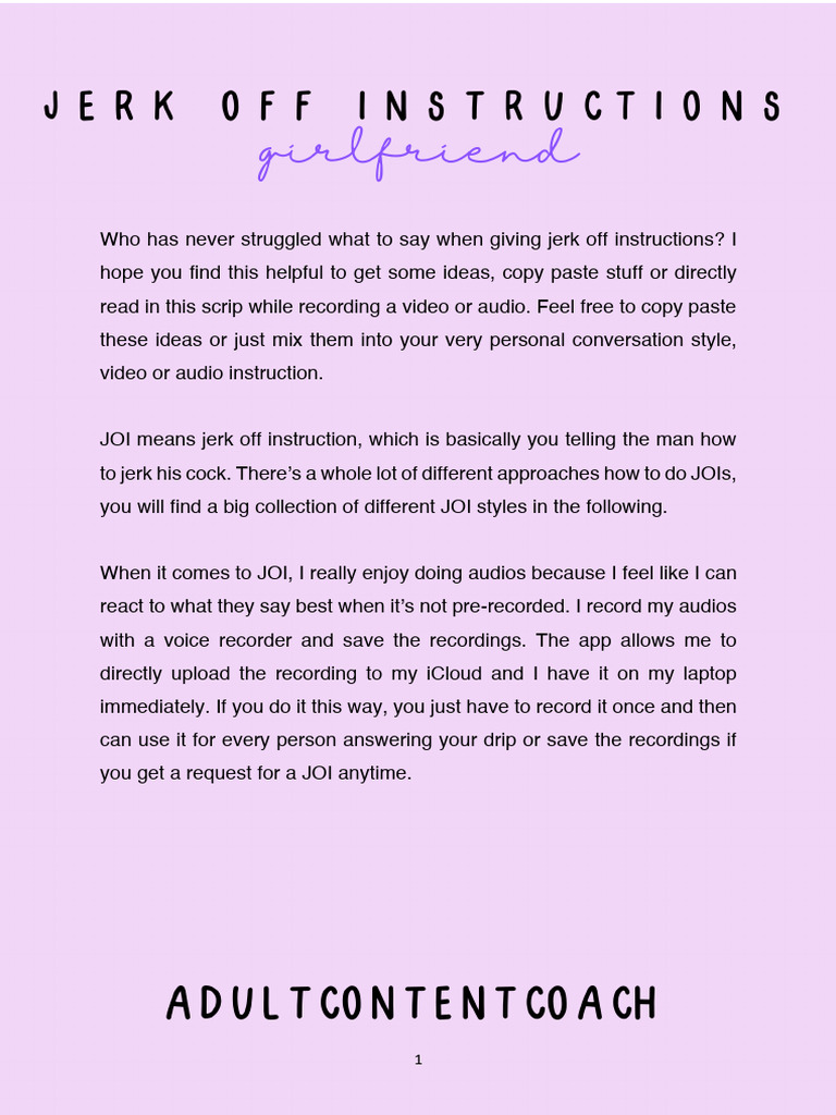 GIRLFRIENDJOISCRIPT | PDF