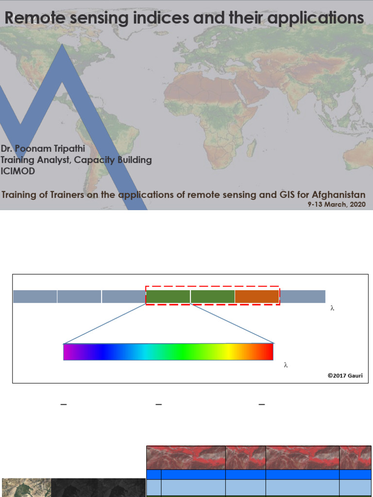 Remote Sensing Indices Overview and Uses | PDF | Infrared | Physical ...