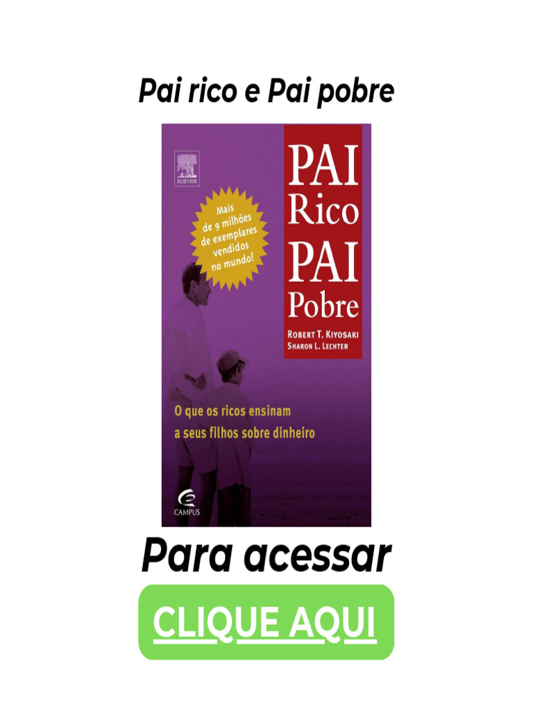 Download Grátis: Pai Rico, Pai Pobre | PDF