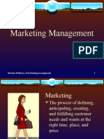 Basics of Marketing Management