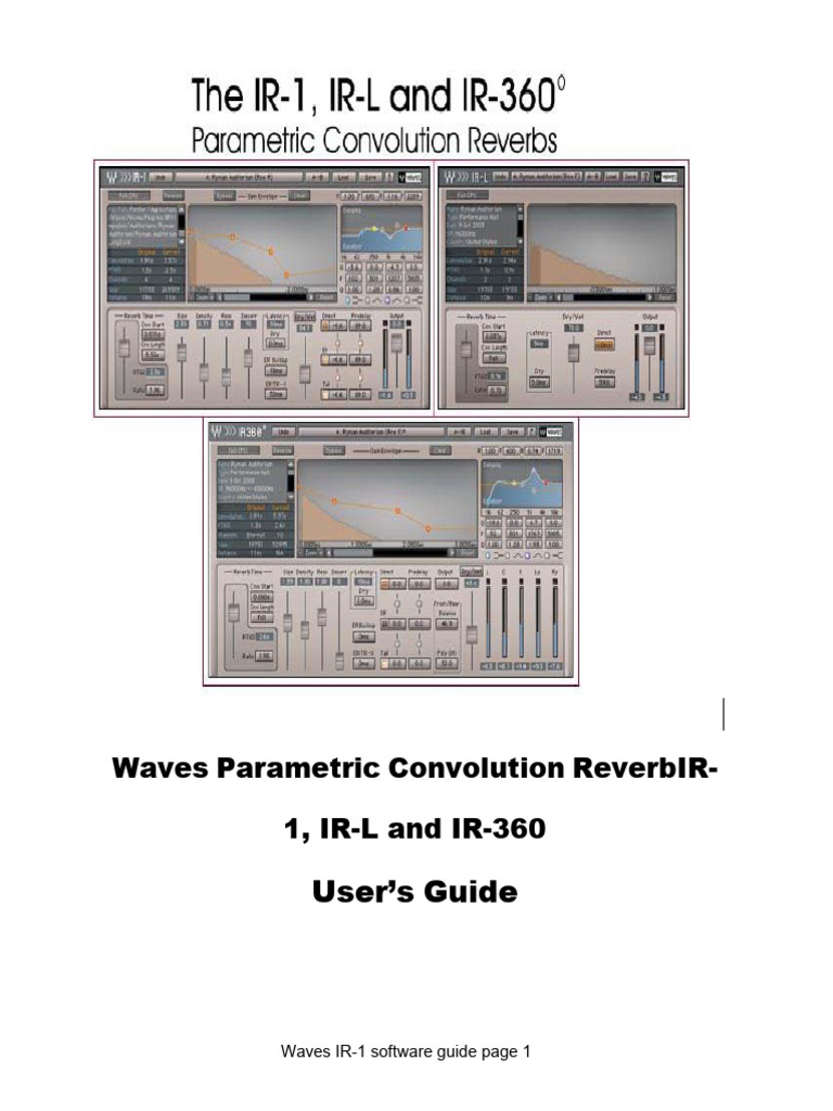 Ir Convolution Reverb | PDF | Microphone | Equalization (Audio)