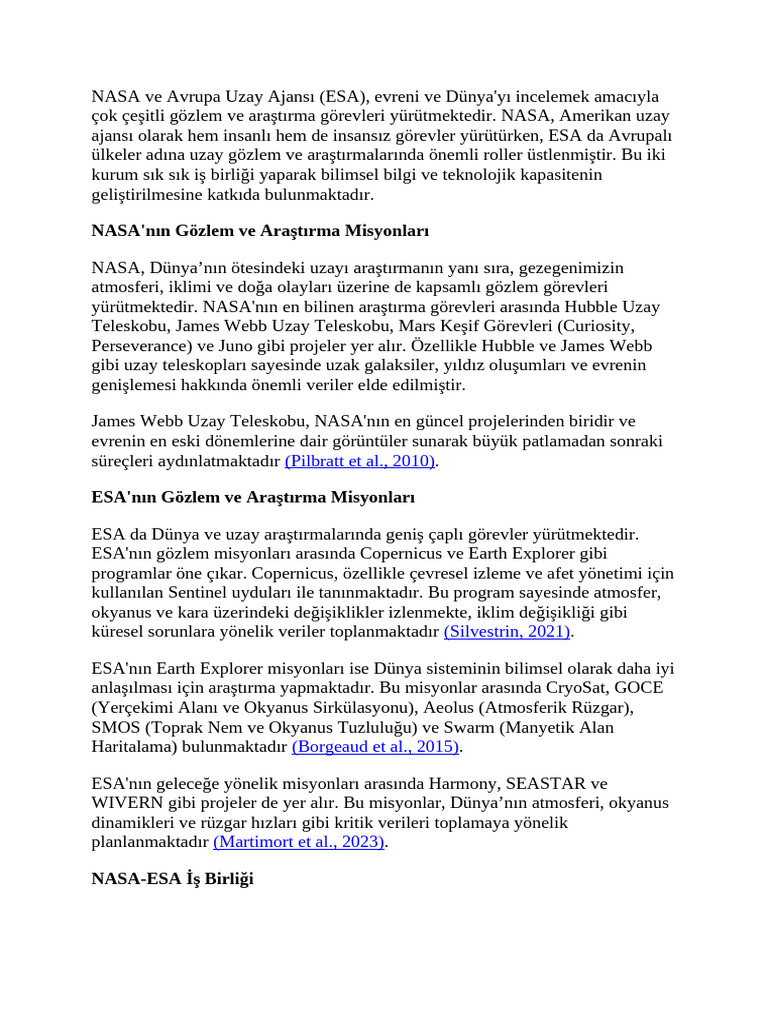 Nasa Esa | PDF