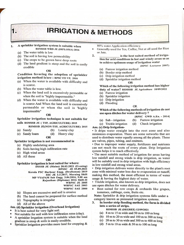 04 RG Irrigation Engineering | PDF