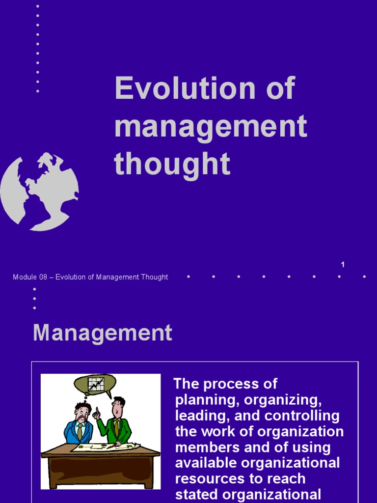 Module 08 - Evolution of Management Thought | PDF | System | Systems Theory