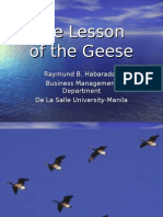 Lesson of the Geese-Intro to POLC