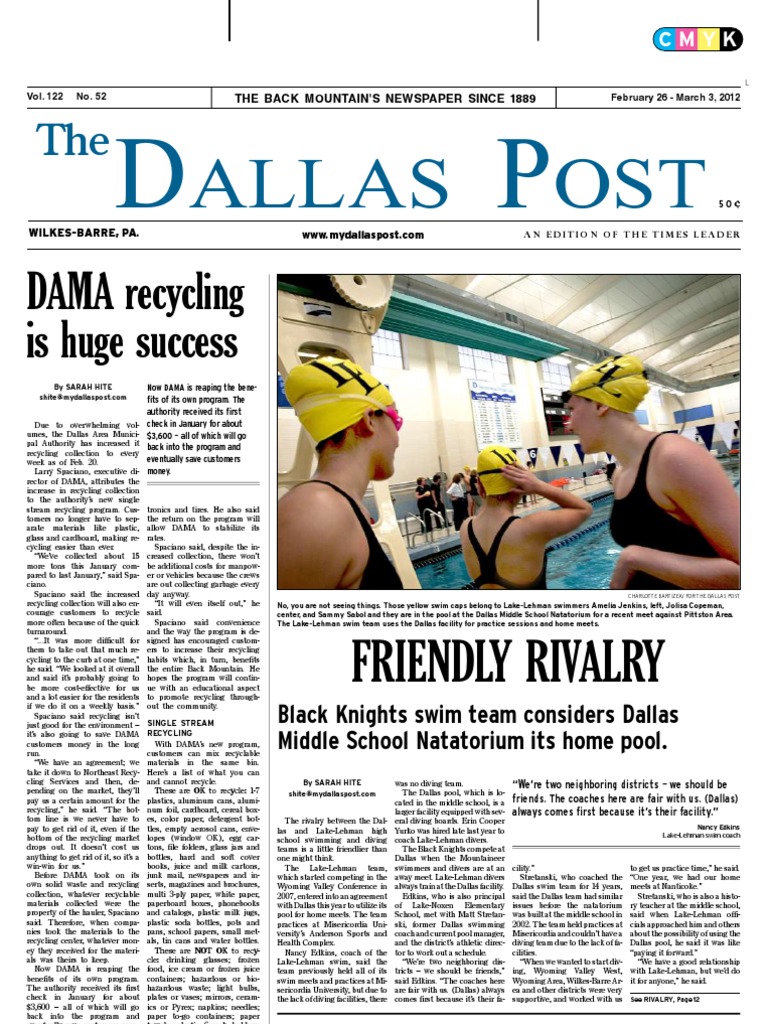 The Dallas Post 02-26-2012 | PDF | Diving | United States Postal Service