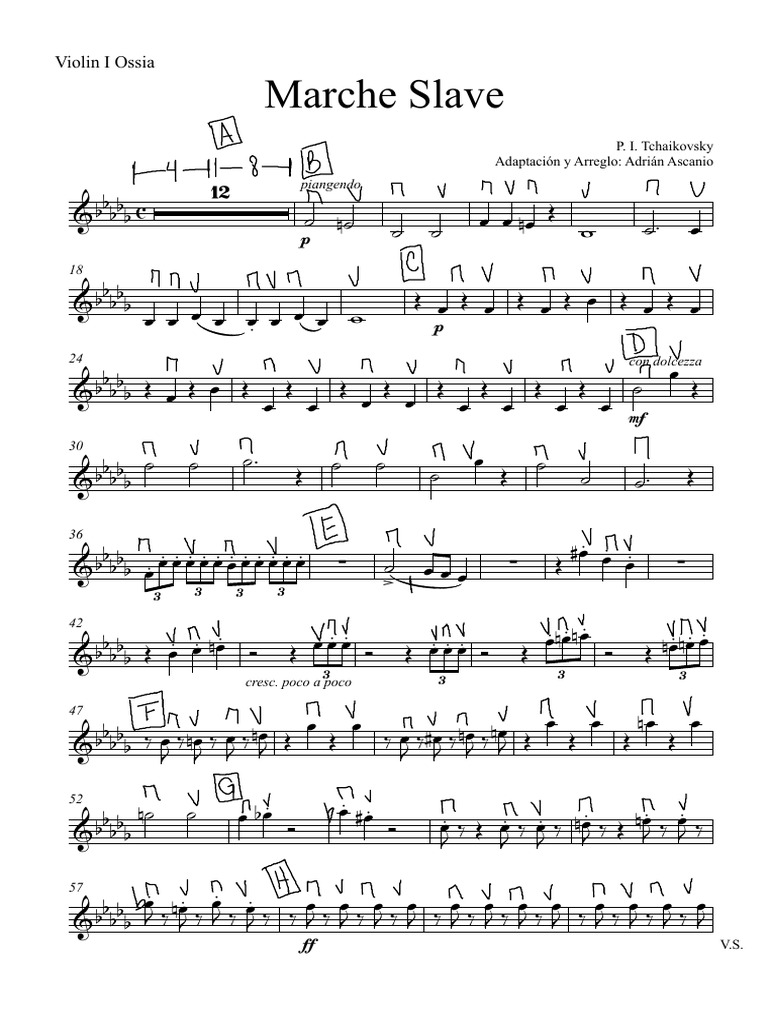 Marcha Slava VI | PDF