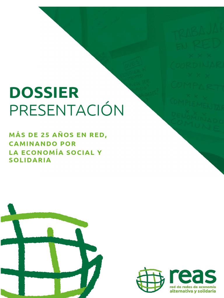 DOSSIER REAS Red de Redes | PDF | Sustentabilidad | Economía social