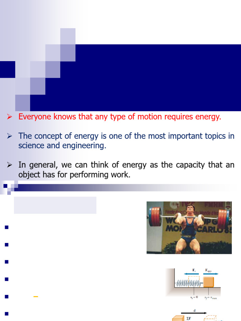 Kinetic Energy and Work Explained | PDF | Force | Mechanical Engineering