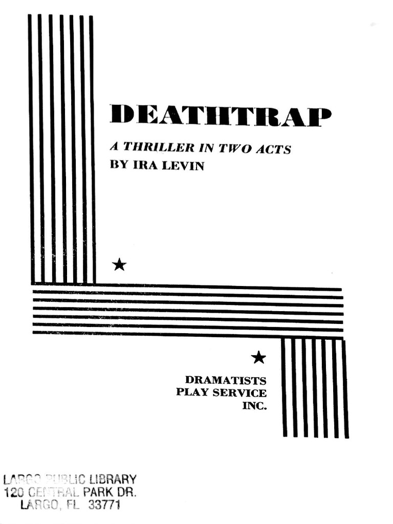 Deathtrap by Ira Levin | PDF