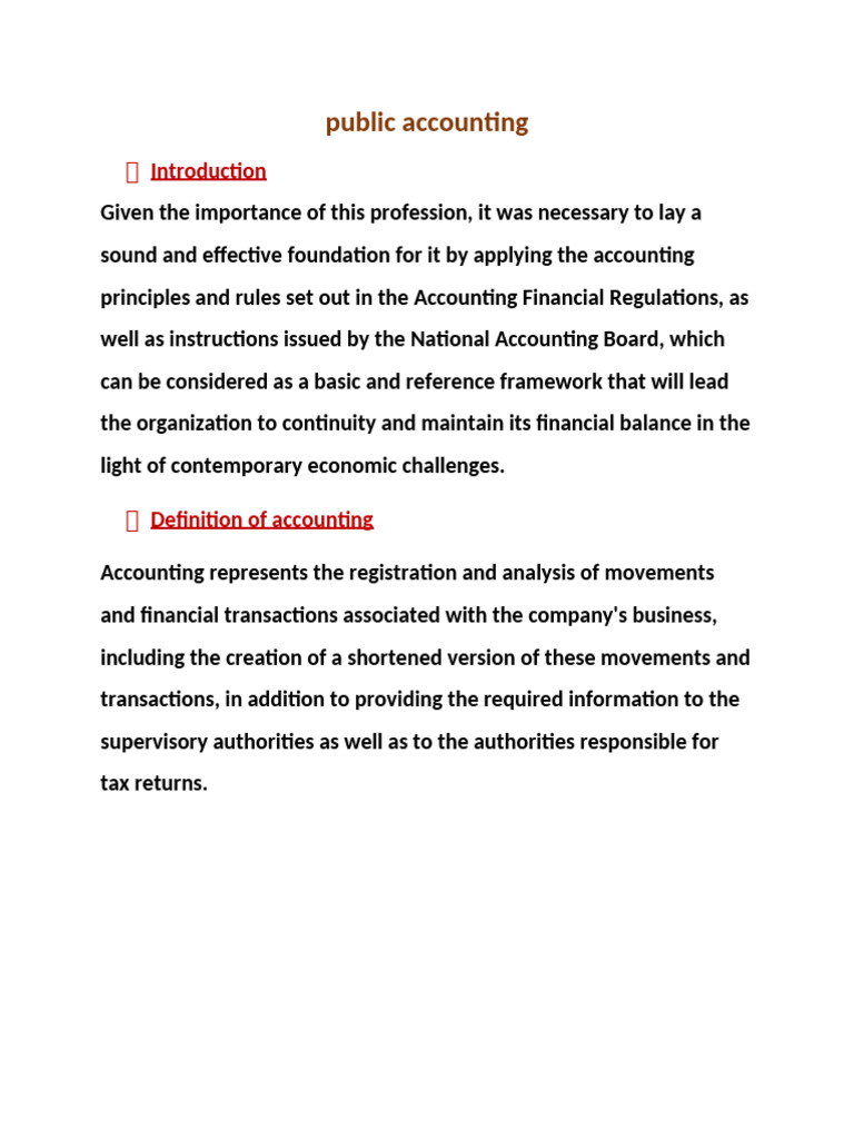 Essentials of Public Accounting Explained | PDF | Accounting | Information