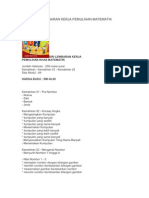 Senarai Kemahiran Pemulihan Matematik